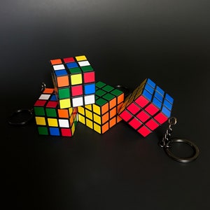 Puzzle Cube Keychain