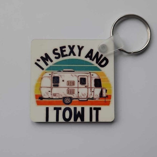 Printed Keyring/Caravan Keyring/Funny Keyring/Funny Caravan Keyring/Keyring/Mens Keyring/Womans Keyring/Funny Gifts