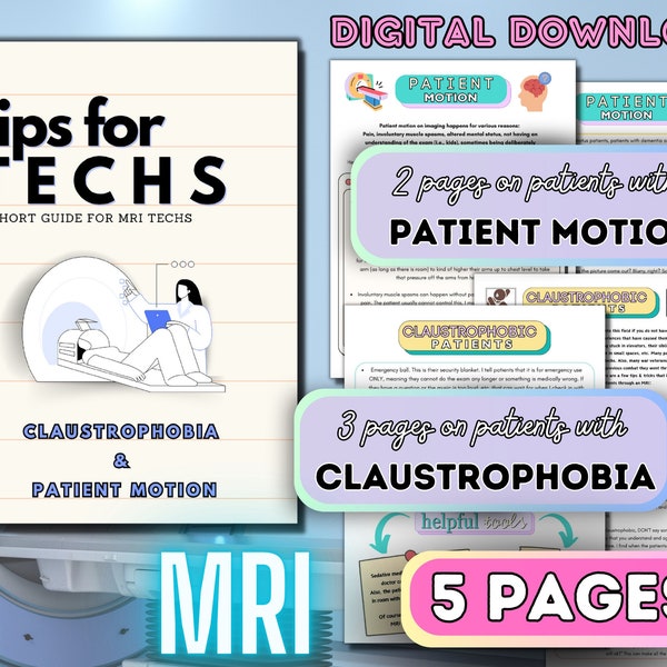 MRI Tech Guide, MRI how to, MRI technologist, Mri tech student, mri course, mri notes