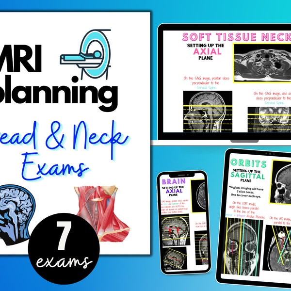 MRI Planning, MRI Positioning, mri neuro, mri study guide, mri notes, ARRT, Armrit, Mri tech, digital mri notes, neurology mri, mri registry