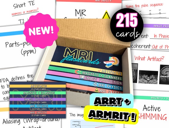MRI Flashcards, ARRT ARMRIT Study Guide, mri flashcard, mri tech, mri registry, mri Student, radiology, mri notes, mri technologist bundle
