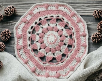PATTERN |  Crochet Octagon Motif | Granny Square Motif | Blanket Crochet Motif