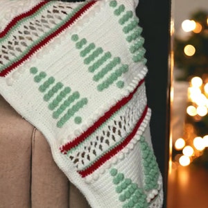 MUSTER | Weihnachtsdecke Häkelanleitung | Gehäkelte Weihnachten | Weihnachtsdekor häkeln | Weihnachtsdecke Muster | Anfänger