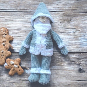 PATTERN |  Santa Crochet Pattern | Printable Crochet Pattern | Downloadable Father Christmas Crochet Pattern