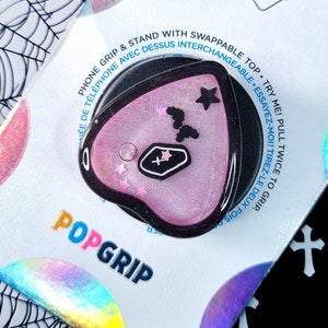 Pastel Goth Planchette Resin Shaker On Your Choice Of Authentic Popsocket Phone Holder Stand Handmade Resin Phone Grippie