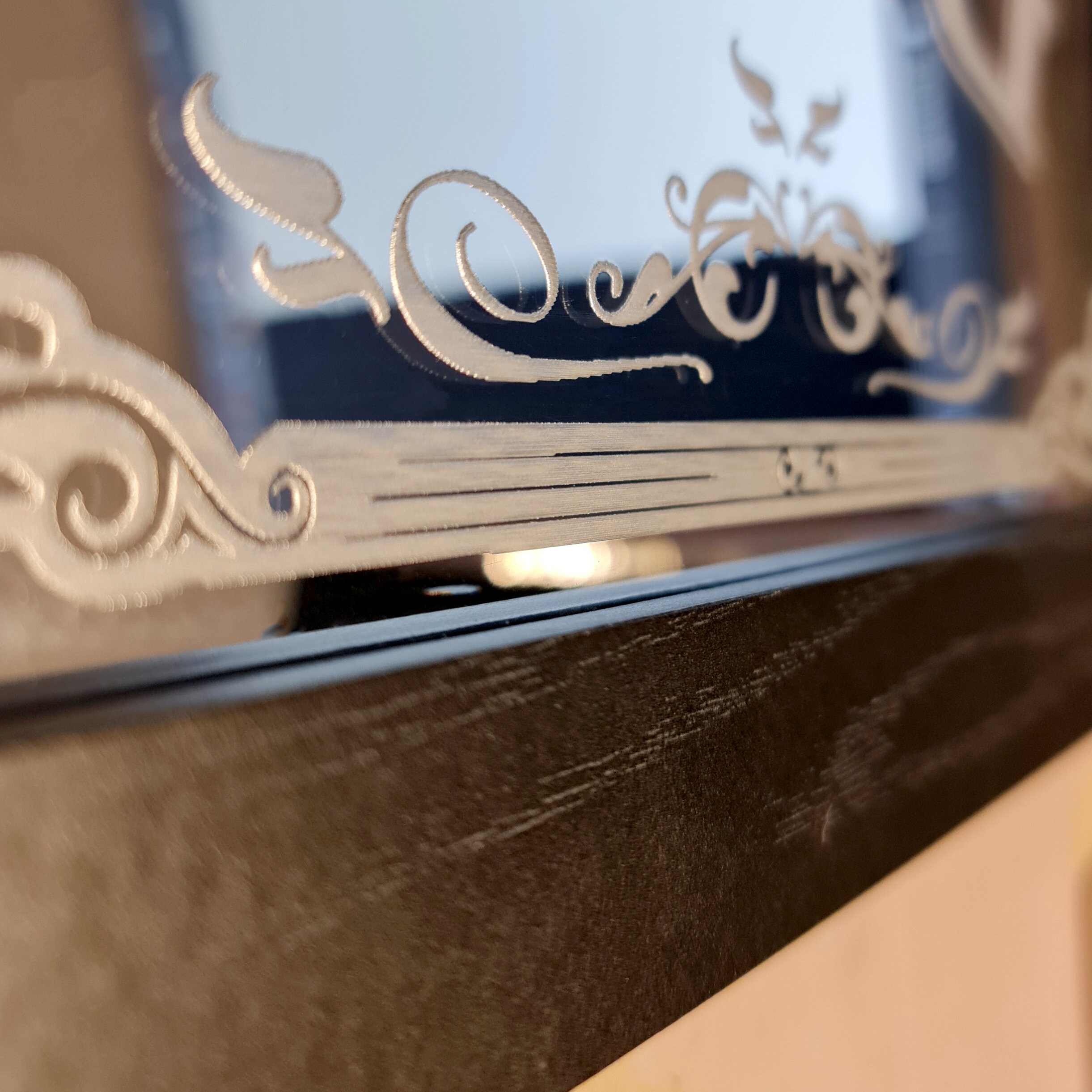 Personalised Hand Etched Bar Mirror Sign for Home Bar or Pub Etsy