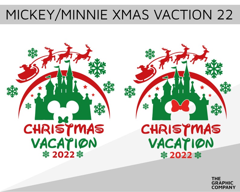 2022 Christmas Vacation Mickey/minnie Christmas Vacation 2022 SVG Bundle Etsy