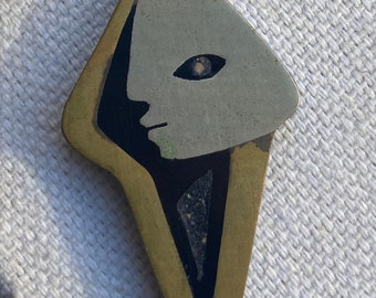 Mexican Vintage Face Pendant