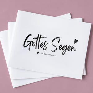 God bless your birthday - Christian birthday card - Black and white - Card last minute print men women - minimalist design