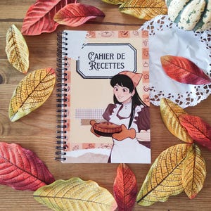 Rezepte-Notizbuch – liniert, Notizen, Küche, Accessoire, Notizbuch, Herbst, Kochbuch, gemütlich, Vintage, Cottagecore, Briefpapier