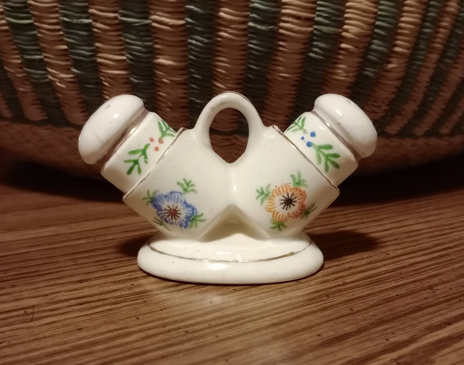 オールドノリタケ　ラスター彩 ソルト&ペッパー ノリタケ オールドノリタケ デコレディー アールデコ ソルト