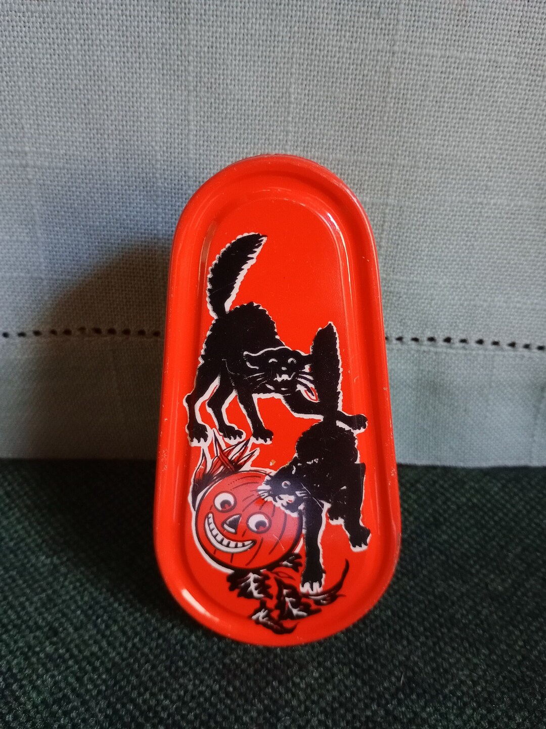 Vintage Halloween Noisemaker Ratchet Kirchhof 1950s Tin Litho Etsy