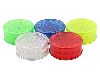 Custom Grinders, 60mm, 3-Parts Plastic Grinders, Personalised with Your design,