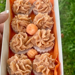 Mini Pompoen Cupcakes Soja Wax Melts, Wax Melts, Realistische Melts, Soja Wax, Cupcake Wax Melts, Fall wax melts, Unieke wax melts