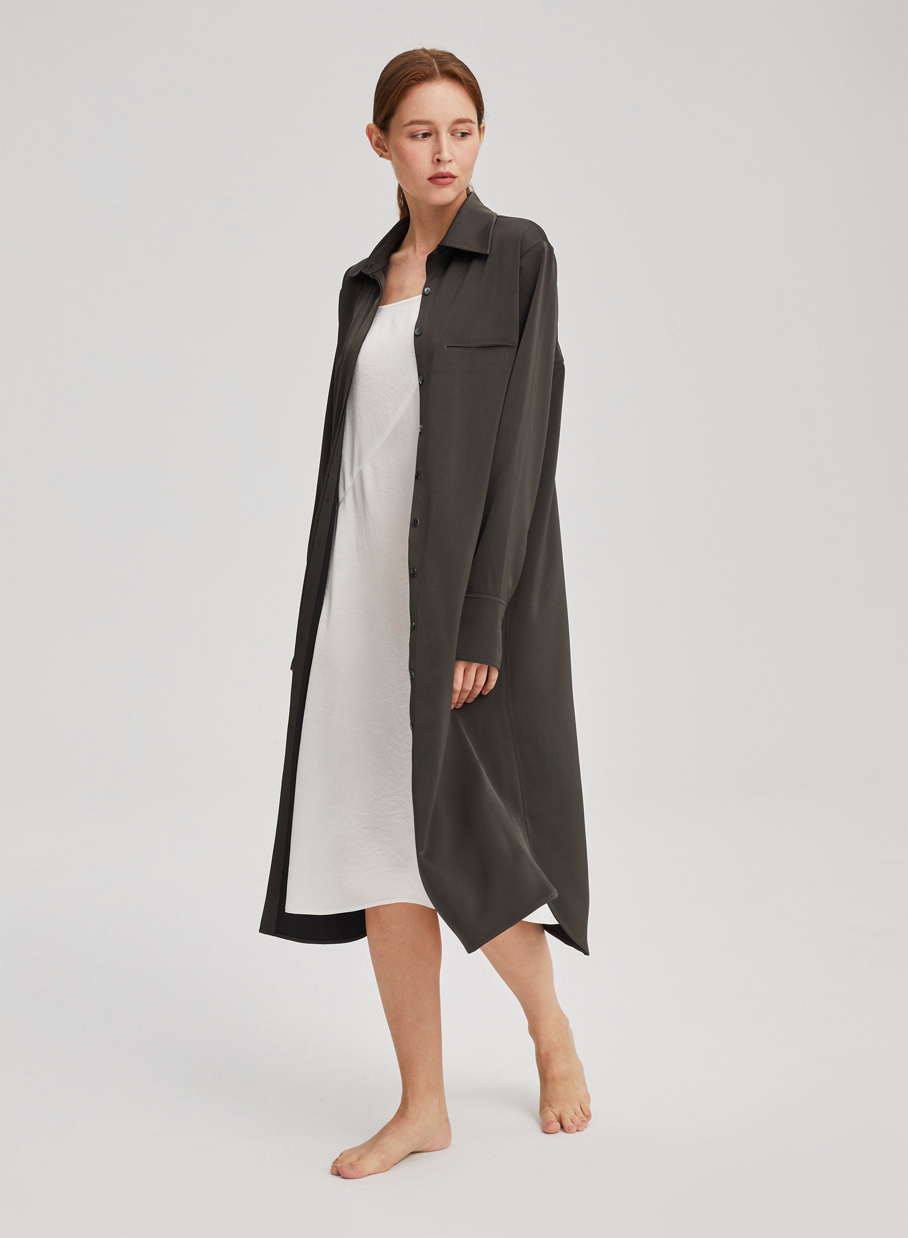 Jasper Meander Shirt Robe - Etsy