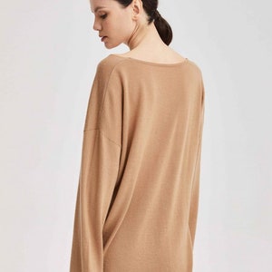 100% Cashmere Plush Pullover Top/ Super Soft and breathable image 5