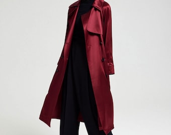 Double-Breasted Trench Coat