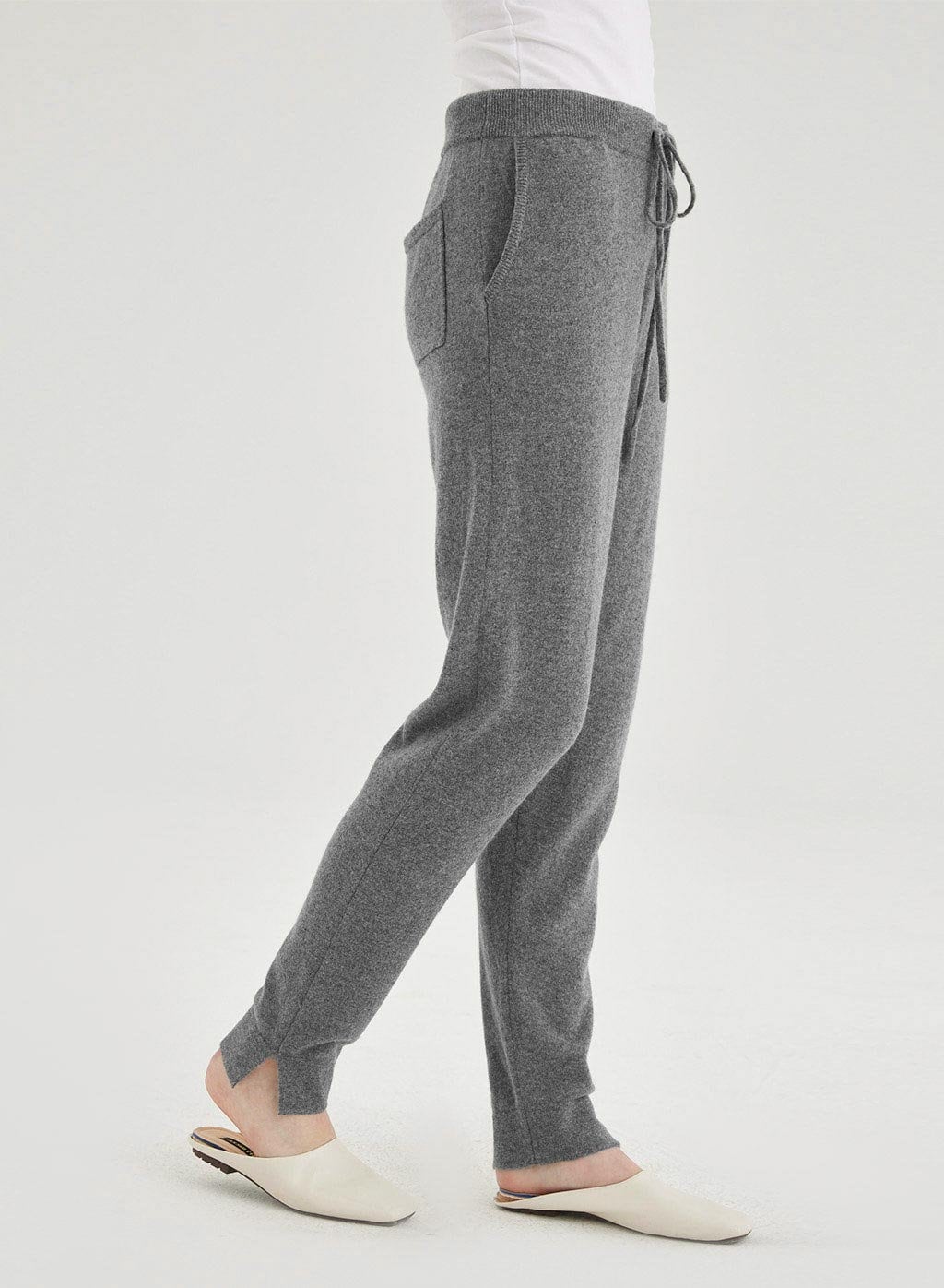 Loose Fit midi Cashmere Joggers Women s Sweatpants Etsy