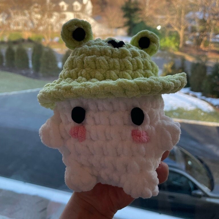 Frog Hat Piggy Ready to Ship Ergonomic Crochet Hook – Hook Ewe