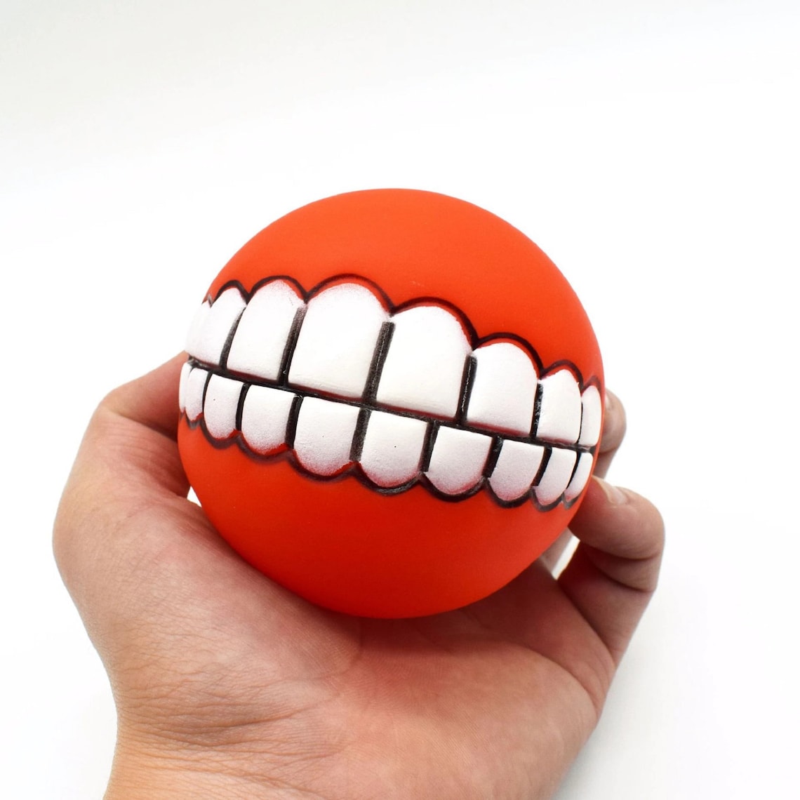 Pet Dog Ball Teeth Funny Trick Toy Silicone Toy for dogs Chew Etsy