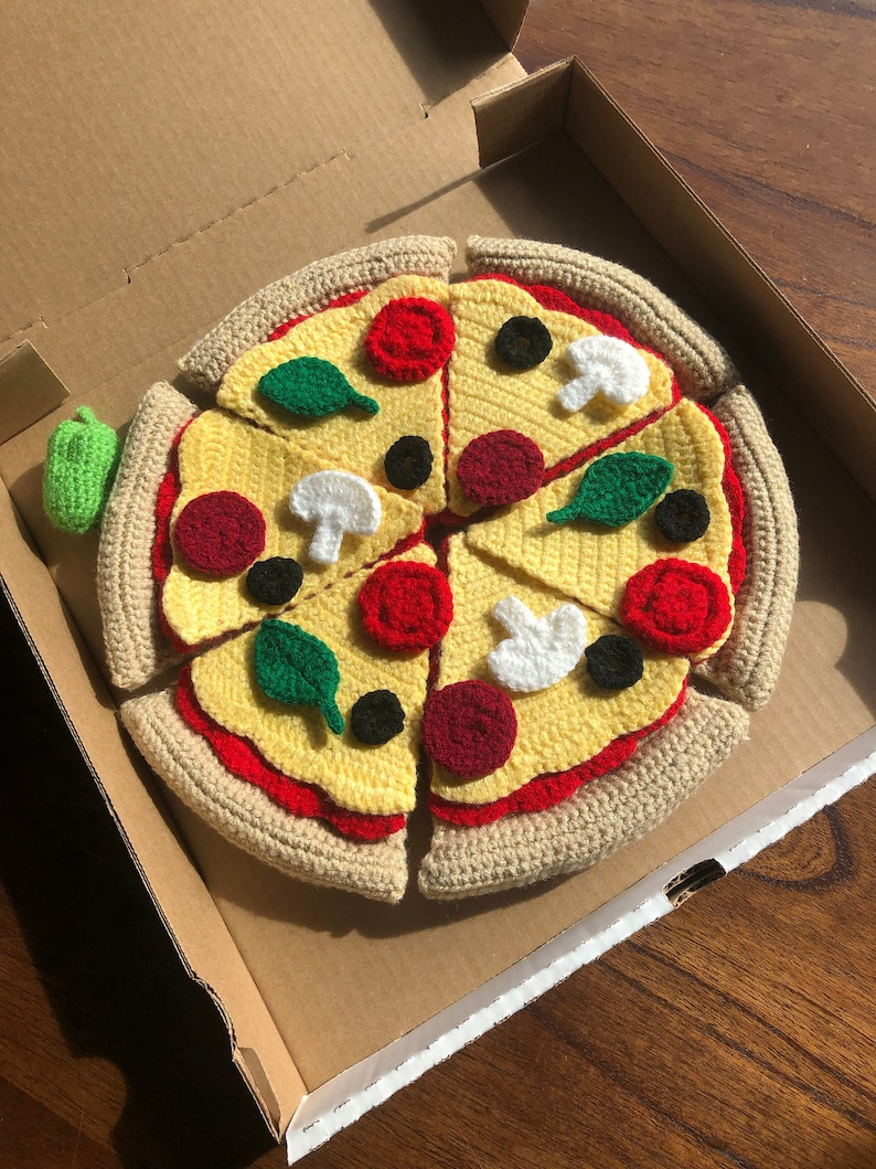 Crochet Pizza Toy