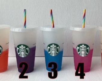 Starbucks Color Changing Cold Cups - Etsy