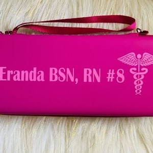 Personalized Stethoscope Case with Handle/Personalized Stethoscope/Stethoscope Gift/Doctor Gift/RN Gift/Nurse Practitioner  gift