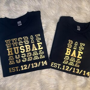 Wedding Anniversary/ Wedding/ Husband and Wife T-shirts/ Couple T-shirts/ Family Anniversary