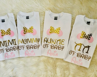 Baby Girl/ Baby Shower Family Matching T-shirts/it is a Girl