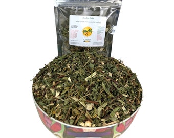 Damiana | Turnera ulmifolia L | Wild-craft harvest | Jamaican herb | Tonic expectorant | Herbal tea | Cut & Sifted
