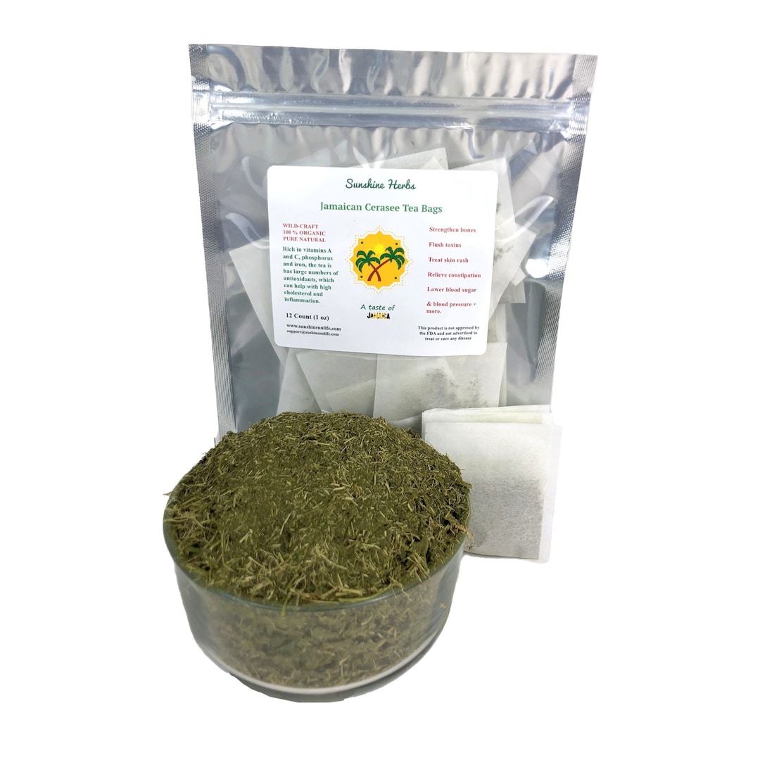 Cerasee Teabags Bitter Melon Jamaican Wildcraft Organic Herb Bitter