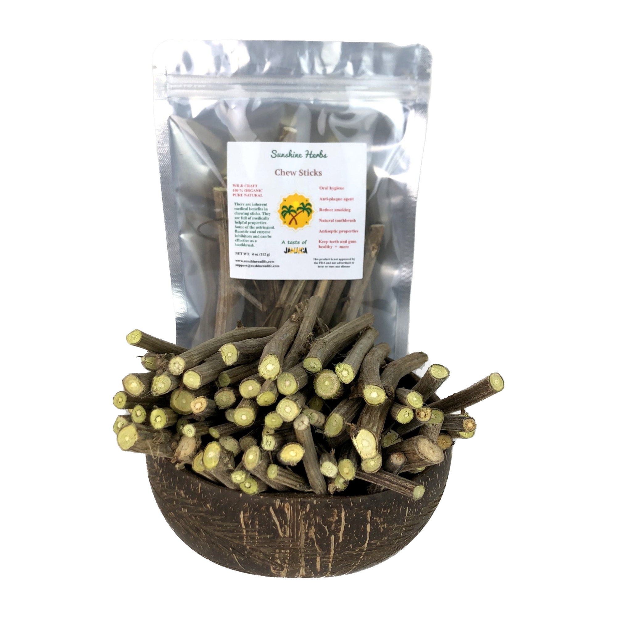 Jamaican Chew stick  | Gouania Lupuloides | Pure Organic | Wildcraft harvest