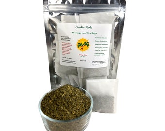 Organic Moringa Teabags | Herbal tea | Nutritious | 18 Count
