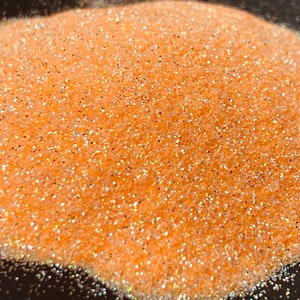 Tangerine Mirror Silver Hex Glitter 1/128 .2MM Ultra Fine 1 oz.