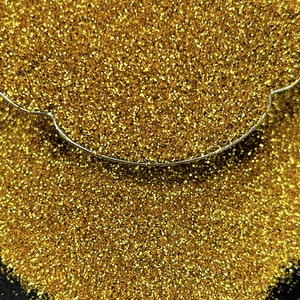 22K Metallic Hex Glitter 1/128 .2MM Ultra Fine 1 oz.
