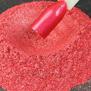 Cerise Pink Shimmer Pearl Mica Powder 1 oz.