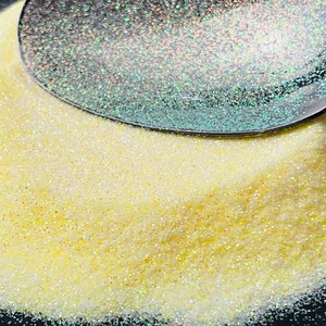 Crema al Limone Arcobaleno Iridescente Extra Fine 1/128 Glitter 1 oz.