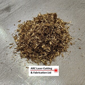 Brass Shavings Swarf ideal for craft projects, hobbies, organite 100g image 1