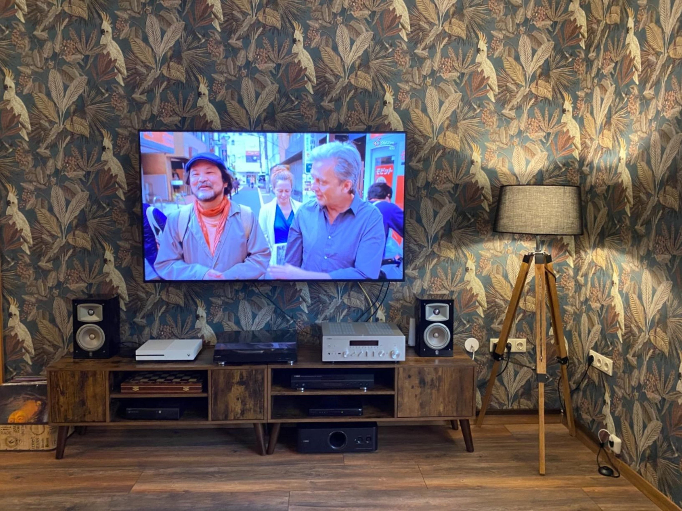 Rustic TV Stand TV Storage Unit With Cupboard Doors Etsy UK