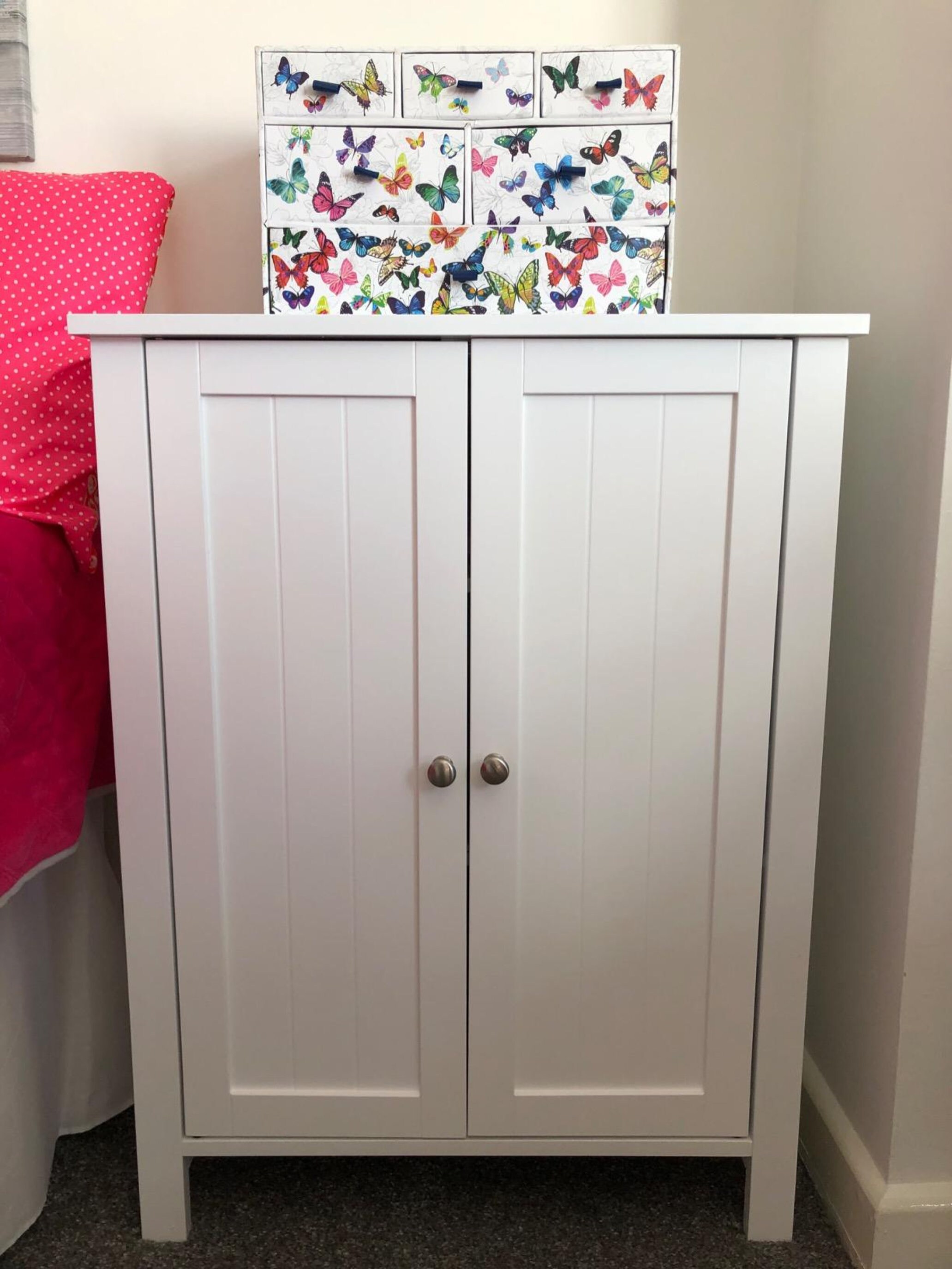 White Freestanding Bathroom Cabinet Bathroom Vanity Unit - Etsy UK