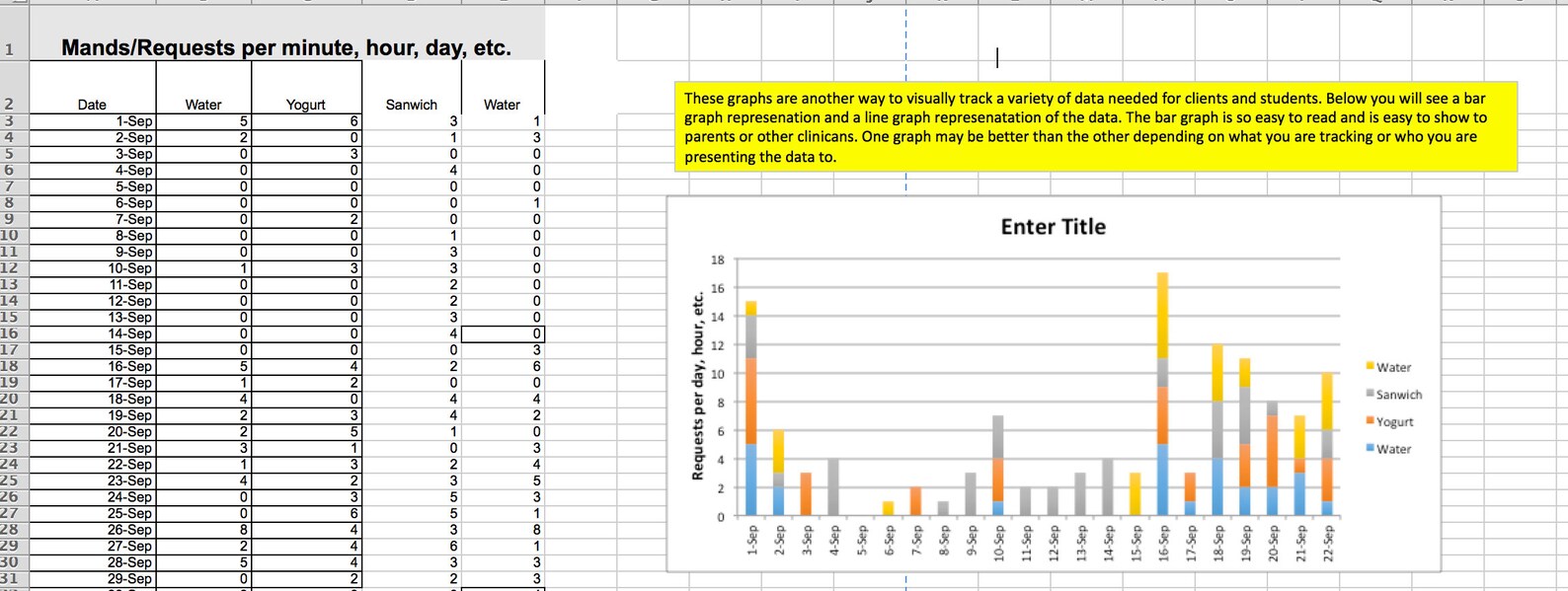 Graphing Student Data: an Excel Workbook - Etsy