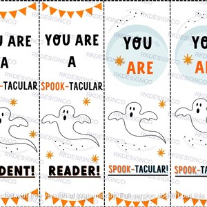 Printable Bookmarks for Fall and Halloween Season Great Autumn Gift ...