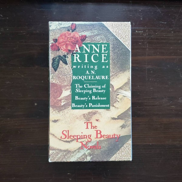 Anne Rice Writing As A.N. Roquelaure Sleeping Beauty Trilogy Boxed Set Claiming/Release/Punishment
