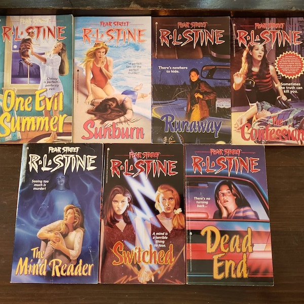 Fear Street Paperback Novels by R.L. Stine Archway/Point Horror Scholastic Vintage Editions 1990s, Pick Your Book