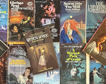 Gothic Romance Novels Vintage Horror Mystery Satanic Thrillers Clarissa Ross, Jane Corby Paperbacks Easy Eye Large Type 1970s Pick Your Book