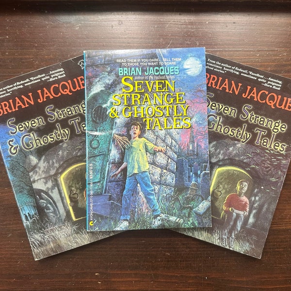 Brian Jacques Seven Strange & Ghostly Tales Young Adult Horror Stories by the Author of Redwall Avon Press Pick Your Book