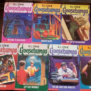 Goosebumps by R.L. Stine Dead House/Monster Blood/Haunted Mask/Say Cheese And Die/More Early #s Scholastic Paperbacks 1990s Pick Your Book