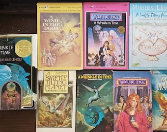A Wrinkle In Time Series by Madeleine L&#39;Engle Vintage Dell/Laurel-Leaf Paperbacks A Wind in the Door, Swiftly Tilting Planet, Pick Your Book