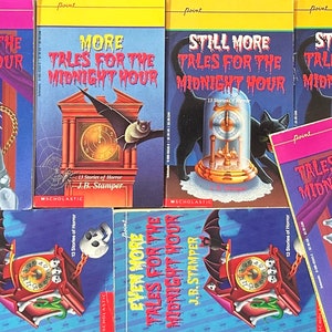 Tales For The Midnight Hour Series by JB Stamper Vintage Point Horror Scholastic Young Adult Paperbacks Pick Your Book 1990s Editions