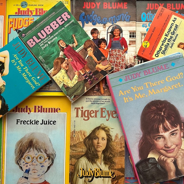 Judy Blume Vintage Paperbacks Are Your There God Its Me Margaret, Superfudge, Pick Your Book